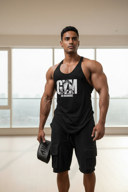 Bodybuilding Stringer Tank Top Hombres Ropa de gimnasio de algodón Chaleco de carreras de fitness para hombres Ropa deportiva sin mangas de verano Camiseta de entrenamiento